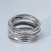 David Yurman Crossover Ring with Pavé Diamonds - Image 4