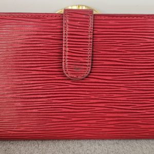 Louis Vuitton Epi Leather Continental Viennois Wallet.