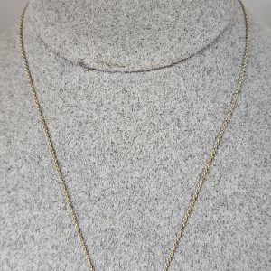 Vintage Tiffany Jewelry "Paloma Piccaso" 18kt Yellow Gold Heart Necklace. 15"
